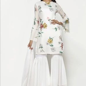 Pakistani Indian Sharara suit